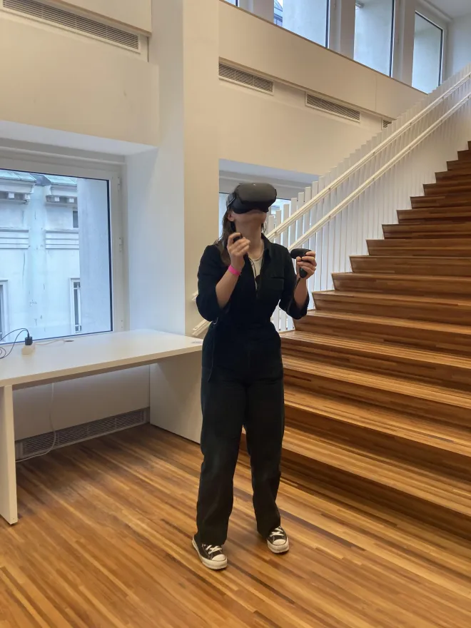 a virtual reality experience